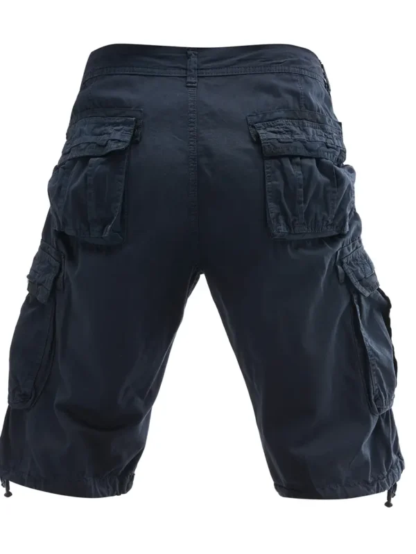 Short cargo ample en coton pour homme, coupe décontractée, avec poches latérales, pour les loisirs en plein air et le travail en été