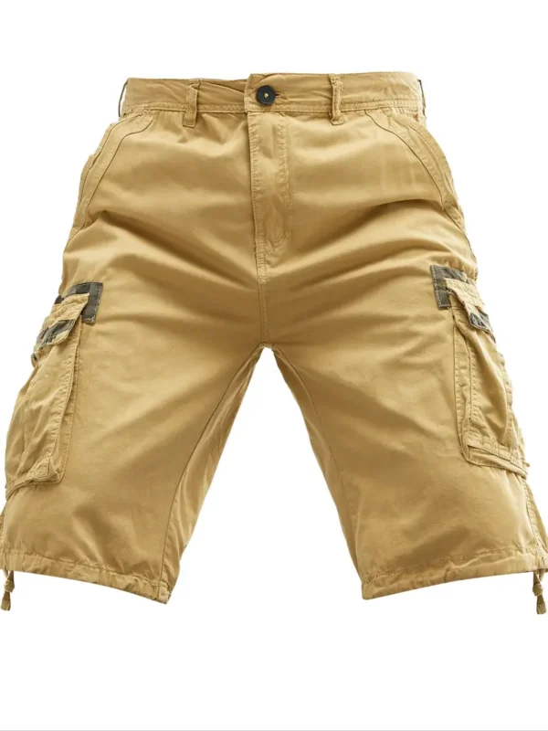 Short cargo ample en coton pour homme Short cargo ample en coton pour homme, coupe décontractée, avec poches latérales, pour les loisirs en plein air et le travail en été 15 août 2024 Kotazando