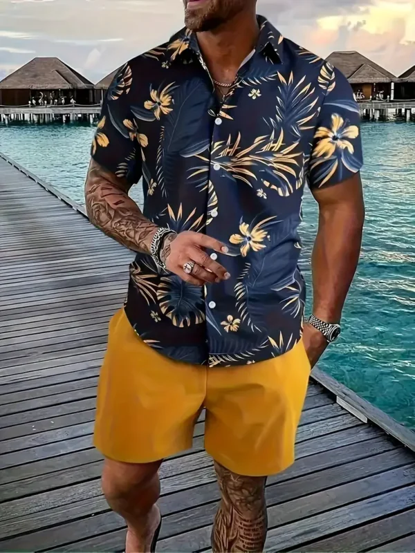 Chemise à revers hawaïenne tendance pour homme avec imprimé floral élégant et short de couleur unie Chemise à revers hawaïenne tendance pour homme avec imprimé floral élégant et short de couleur unie août 20, 2024 Kotazando