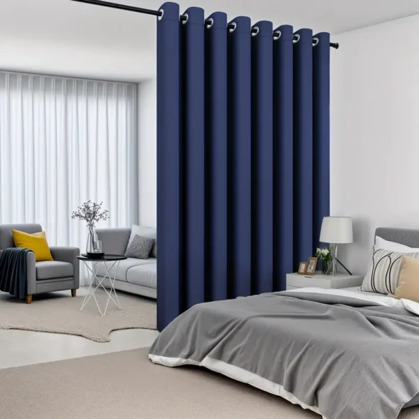 Rideaux occultants, rideaux de fenêtre de couleur unie, traitements de fenêtre pour chambre à coucher – Image 4