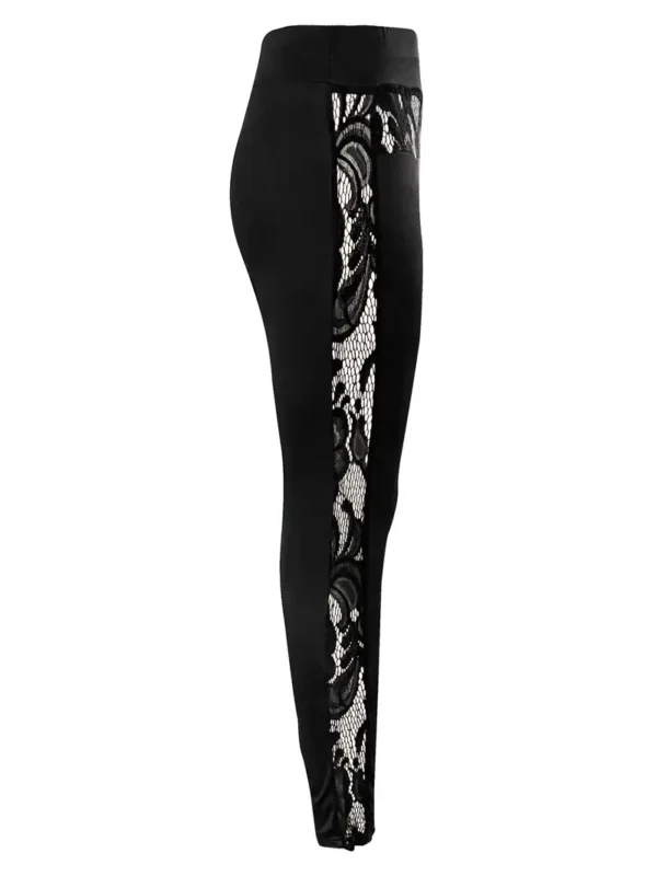 Leggings slim à coutures en dentelle Leggings slim à coutures en dentelle, leggings de sport décontractés, vêtements pour femmes août 8, 2024 Kotazando