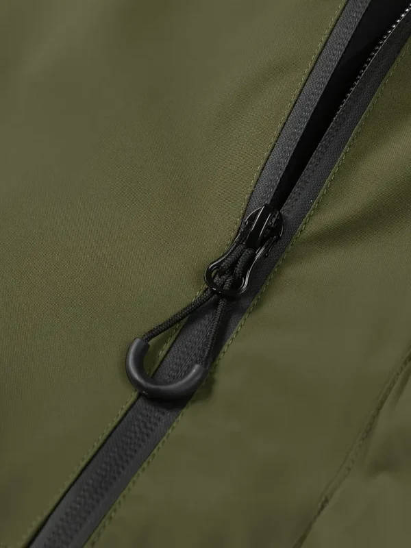 Jacket à capuche décontractée pour homme avec poches zippées – Image 5