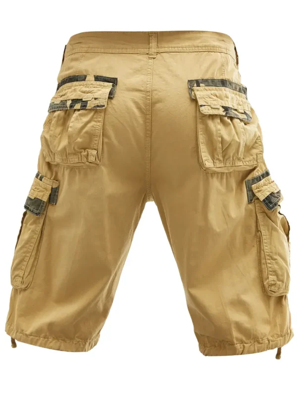 Short cargo ample en coton pour homme Short cargo ample en coton pour homme, coupe décontractée, avec poches latérales, pour les loisirs en plein air et le travail en été 15 août 2024 Kotazando