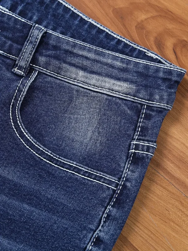 Short en jean décontracté à jambe droite pour homme Short en jean décontracté à jambe droite pour homme, pantalon longueur genou avec poches, style urbain d'été 16 août 2024 Kotazando