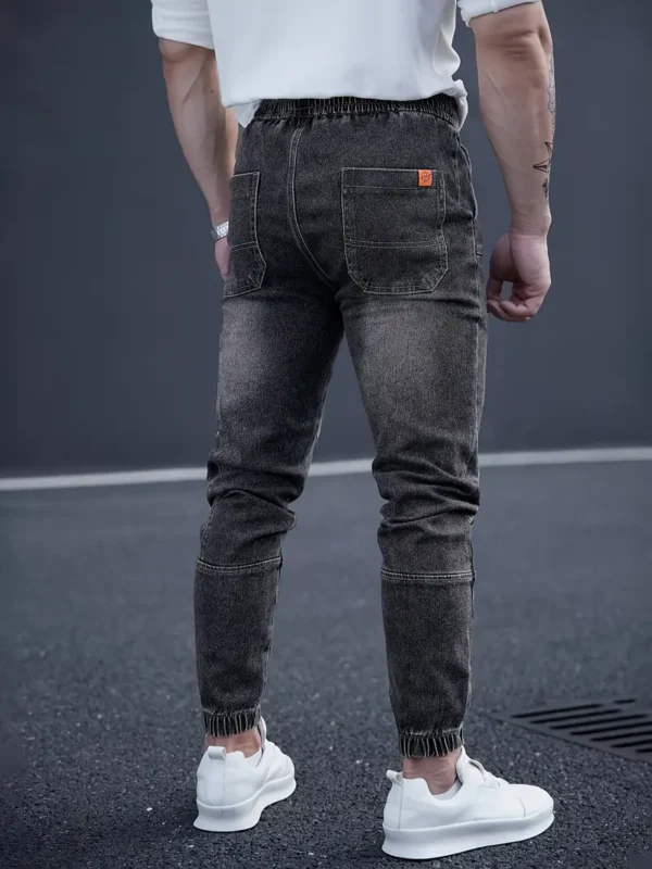 Jean slim décontracté à revers pour homme avec cordon de serrage Jean slim décontracté à revers pour homme avec cordon de serrage, pantalon en denim polyvalent de style urbain pour homme 17 août 2024 Kotazando