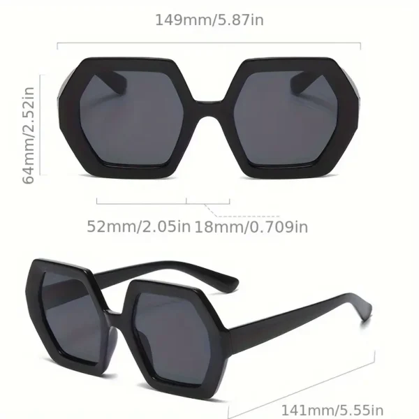 Lunettes de soleil surdimensionnées en polygone pour femmes Lunettes de soleil surdimensionnées en polygone pour femmes, tendance et antireflet, pour les vacances, la plage, les fêtes 28 août 2024 Kotazando