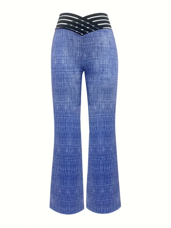 Pantalon large taille haute, pantalon ample décontracté pour le printemps et l'été, vêtements pour femmes – Image 6