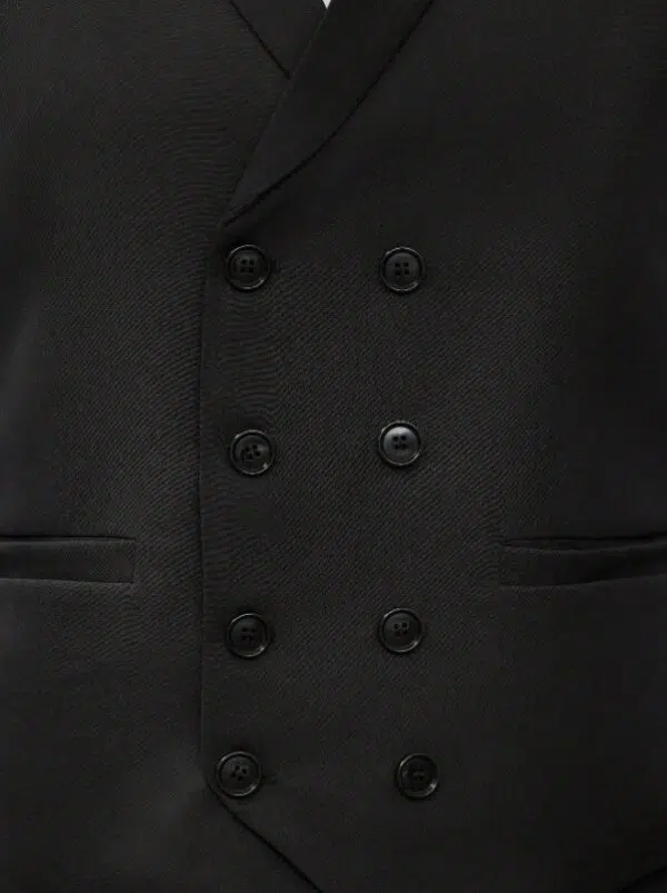 Gilet croisé pour homme sans chemise – Image 6