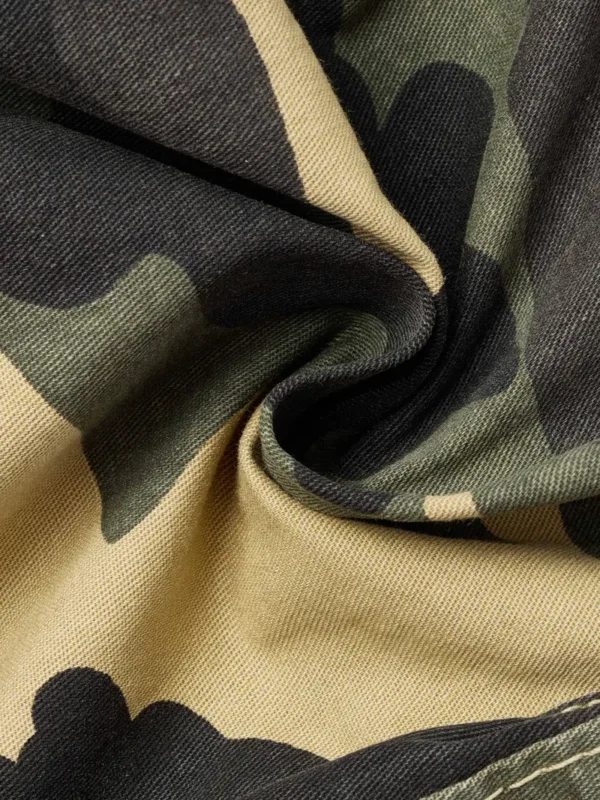 Short cargo imprimé camouflage pour homme pour l'été, short de sport d'extérieur tendance et décontracté – Image 6