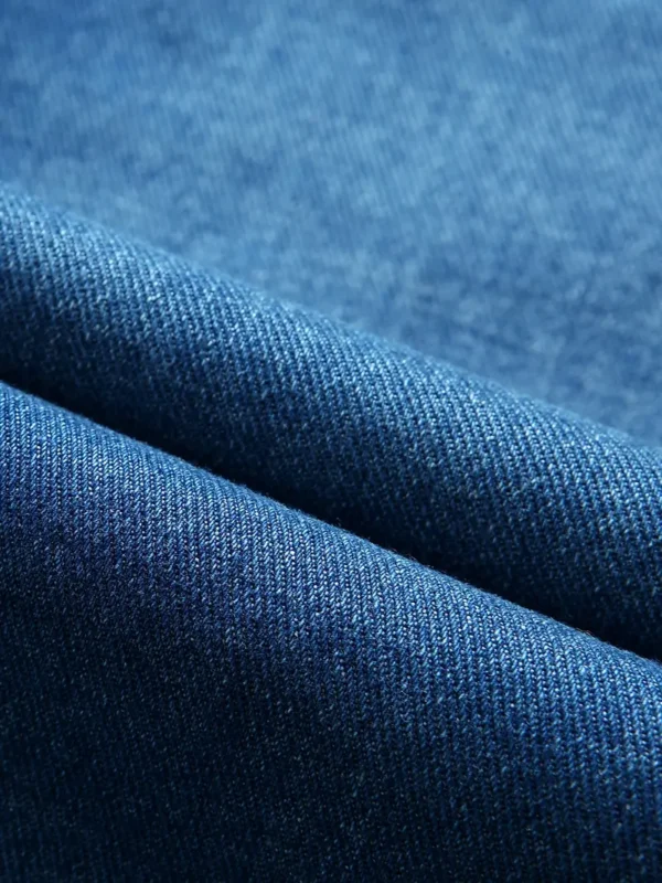 Blazer en jean à manches longues pour homme, coupe décontractée – Image 6