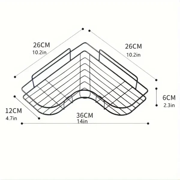 Étagère de douche d'angle 1 pièce Étagère de douche d'angle 1 pièce, étagère de rangement de salle de bain, étagère de douche pour salle de bain, porte-savon pour shampoing pour mur de douche 3 octobre 2024 Kotazando