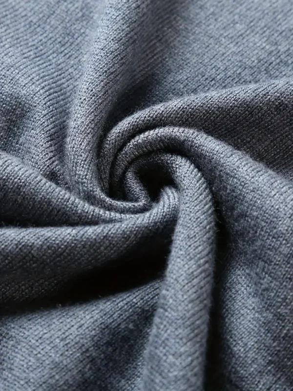 Pull tricoté décontracté, veste thermique sans manches à col en V, gilet en laine, débardeur pour homme pour l'automne et l'hiver – Image 6