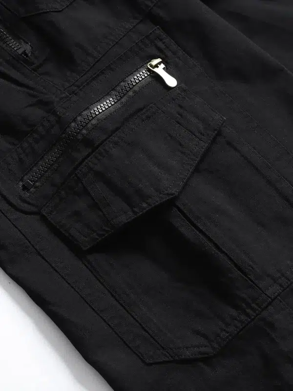 Short cargo en coton non extensible pour homme, short décontracté à poches multiples pour l'été et l'extérieur – Image 7