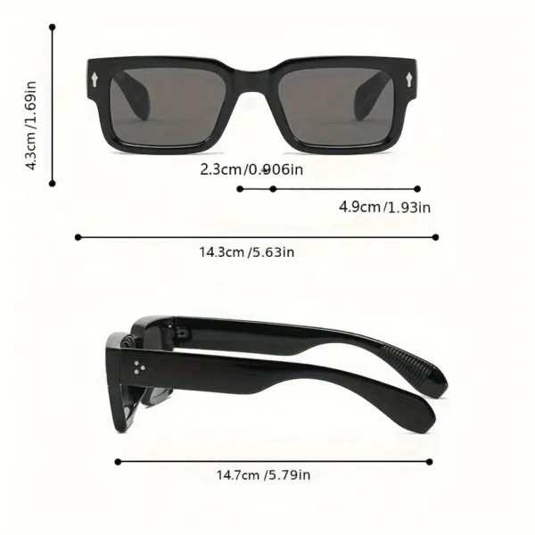 Lunettes de soleil carrées rétro tendance pour femmes et hommes Lunettes de soleil carrées rétro tendance pour femmes et hommes, verres teintés vintage pour la conduite, la plage, les voyages 31 août 2024 Kotazando