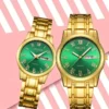 Montre à quartz pour couple Montre à quartz pour couple, 2 pièces, lumineuse, étanche, tendance, cadran avec date, bracelet en acier, cadeaux de Saint-Valentin pour femmes et hommes septembre 1, 2024 Kotazando