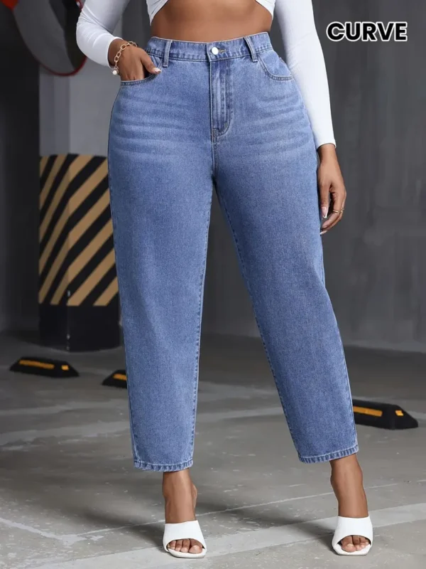 Pantalon en jean décontracté à taille élastique avec effet délavé Pantalon en jean décontracté à taille élastique avec effet délavé, grande taille, pour femmes. Vêtements et jeans en denim pour femmes. 13 septembre 2024 Kotazando