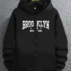 Sweat à capuche zippé pour homme BROOKLYN NEW YORK Sweat à capuche zippé pour homme BROOKLYN NEW YORK, à manches longues, avec poche kangourou, haut décontracté et polyvalent pour l'automne septembre 21, 2024 Kotazando