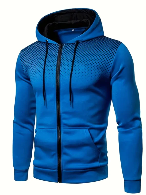 Sweat à capuche à imprimé à pois pour homme Sweat à capuche à imprimé à pois pour homme, sweat-shirt à capuche zippé avec cordon de serrage et poches, mode décontractée et sportive pour homme pour l'hiver et l'automne 21 septembre 2024 Kotazando