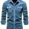 Chemise d'affaires en velours côtelé pour hommes Chemise d'affaires en velours côtelé pour hommes 10 mars 2025 Kotazando