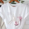 T-shirt imprimé tour Eiffel à la mode T-shirt imprimé tour Eiffel à la mode - Décontracté, surdimensionné, motif géométrique, printemps/été/automne, mélange de polyester, col rond, élastique, applique florale, tissu tricoté 26 décembre 2024 Kotazando
