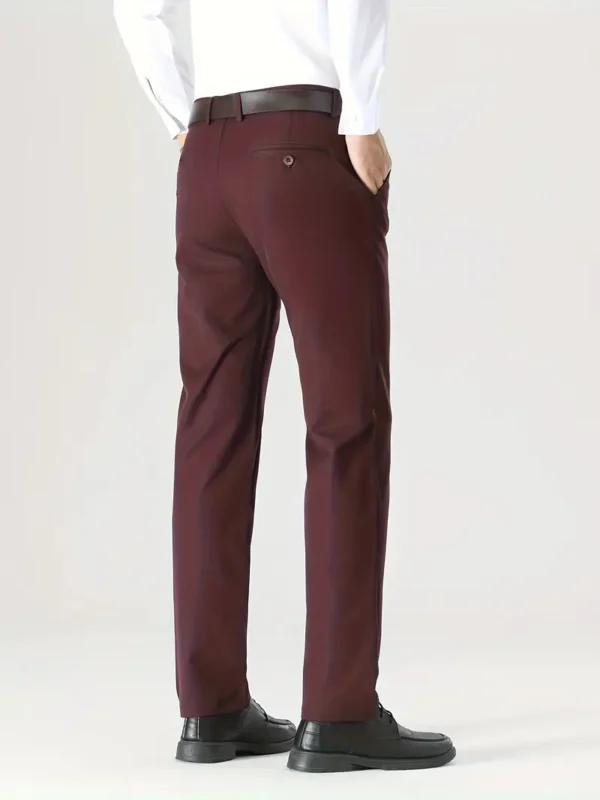 Pantalon de ville classique Pantalon de ville classique, pantalon de ville extensible de couleur unie pour homme pour les affaires et les occasions formelles 16 septembre 2024 Kotazando