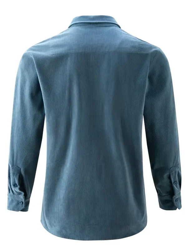 Chemise d'affaires en velours côtelé pour hommes – Image 3