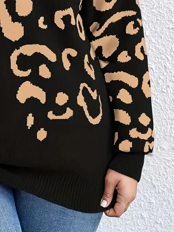 Pull ras du cou à motif léopard grande taille Pull ras du cou à motif léopard grande taille, pull élégant à manches longues pour l'automne et l'hiver, vêtements grande taille pour femmes septembre 28, 2024 Kotazando