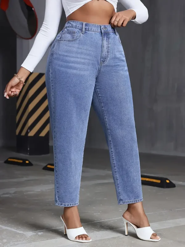 Pantalon en jean décontracté à taille élastique avec effet délavé Pantalon en jean décontracté à taille élastique avec effet délavé, grande taille, pour femmes. Vêtements et jeans en denim pour femmes. 13 septembre 2024 Kotazando