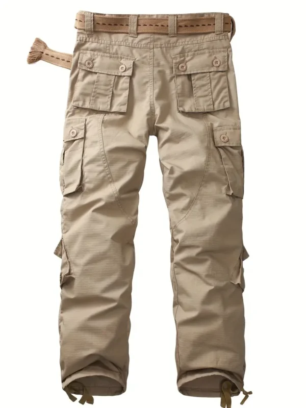 Pantalon Cargo À Poches Multiples Pour Hommes, Pantalon Tactique Résistant À L'usure Et Ample – Image 4