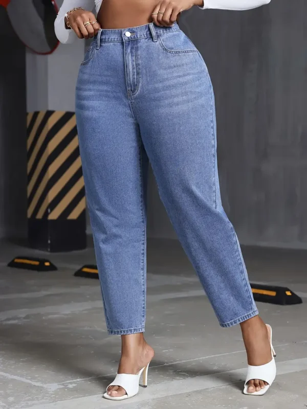 Pantalon en jean décontracté à taille élastique avec effet délavé Pantalon en jean décontracté à taille élastique avec effet délavé, grande taille, pour femmes. Vêtements et jeans en denim pour femmes. 13 septembre 2024 Kotazando