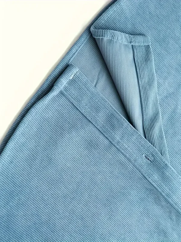 Chemise d'affaires en velours côtelé pour hommes – Image 5