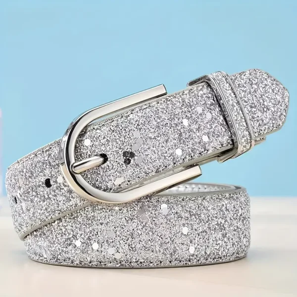 Ceinture fantaisie élégante Y2K pour femme Ceinture fantaisie élégante Y2K pour femme, Accents de paillettes, ceinture chic en cuir PU 30 septembre 2024 Kotazando