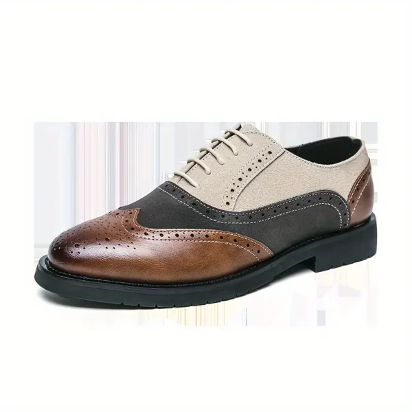 Chaussures De Ville À Lacets Rétro Pour Homme Chaussures De Ville À Lacets Rétro Pour Homme, Avec Empiècements Bicolores Style Wing-tip Et Dessus En Simili Cuir, Résistantes À L'usure Et Antidérapantes, Pour Les Occasions Professionnelles Et Festives 11 septembre 2024 Kotazando