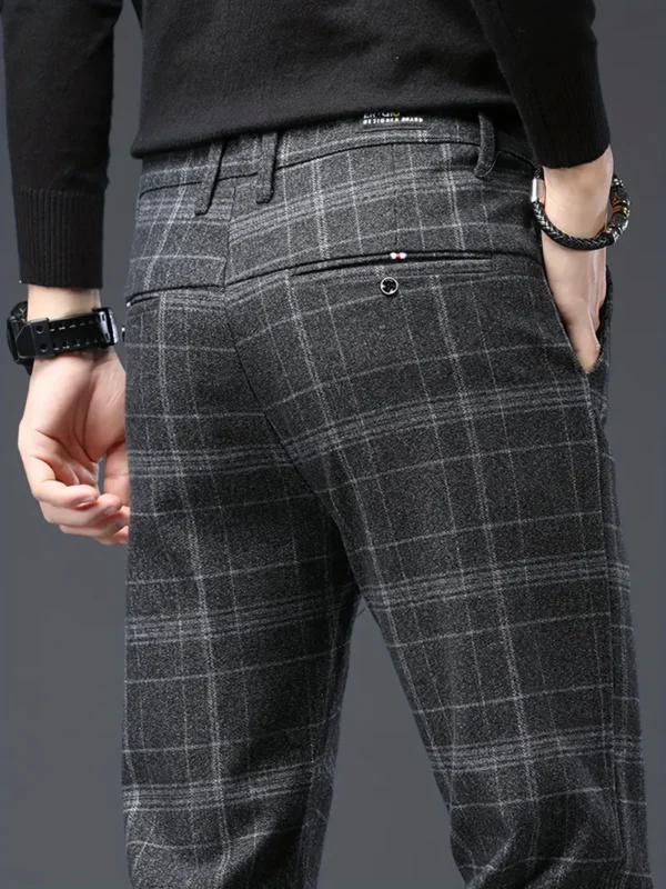 Pantalon À Carreaux Rétro Décontracté Pour Homme Pantalon À Carreaux Rétro Décontracté Pour Homme, Ajusté Et Élégant, Pour Les Activités De Loisirs D'automne Et D'hiver 16 septembre 2024 Kotazando