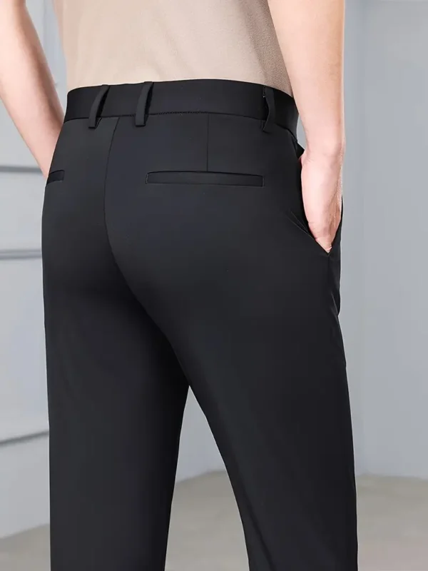 Pantalon Habillé Uni Pour Hommes Avec Poches Pantalon Habillé Uni Pour Hommes Avec Poches, Pantalon Slim Décontracté Très Extensible Pour L'extérieur 16 septembre 2024 Kotazando