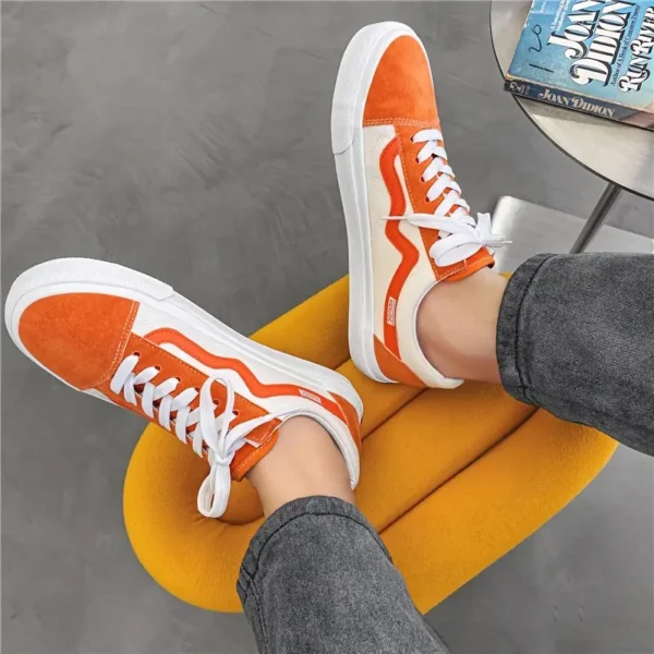 Chaussures De Skate Tendance Pour Hommes Avec Blocs De Couleurs Chaussures De Skate Tendance Pour Hommes Avec Blocs De Couleurs, Baskets Confortables À Lacets Respirantes Et Antidérapantes Pour Les Activités En Extérieur Des Hommes 9 septembre 2024 Kotazando