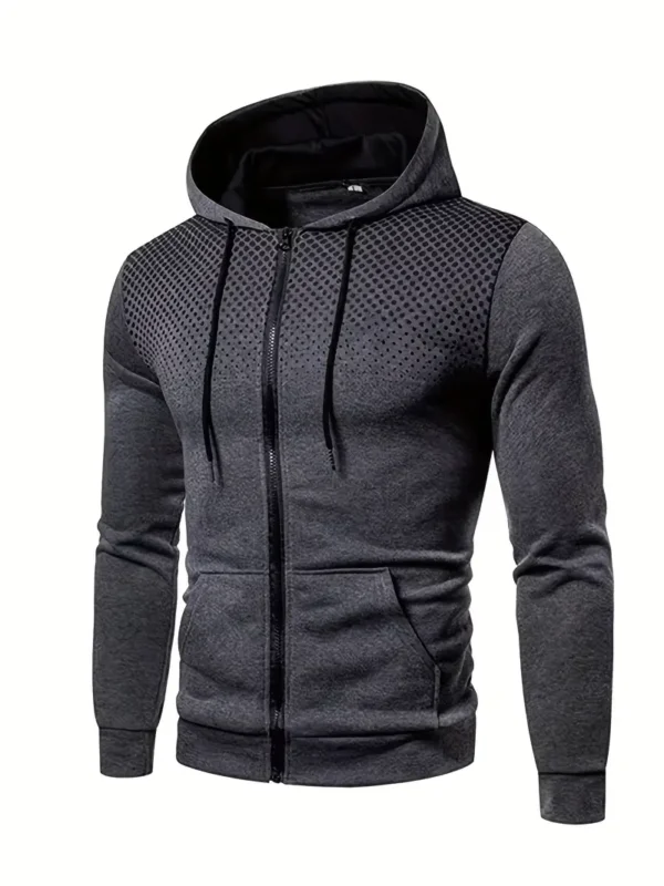 Sweat à capuche à imprimé à pois pour homme Sweat à capuche à imprimé à pois pour homme, sweat-shirt à capuche zippé avec cordon de serrage et poches, mode décontractée et sportive pour homme pour l'hiver et l'automne 21 septembre 2024 Kotazando