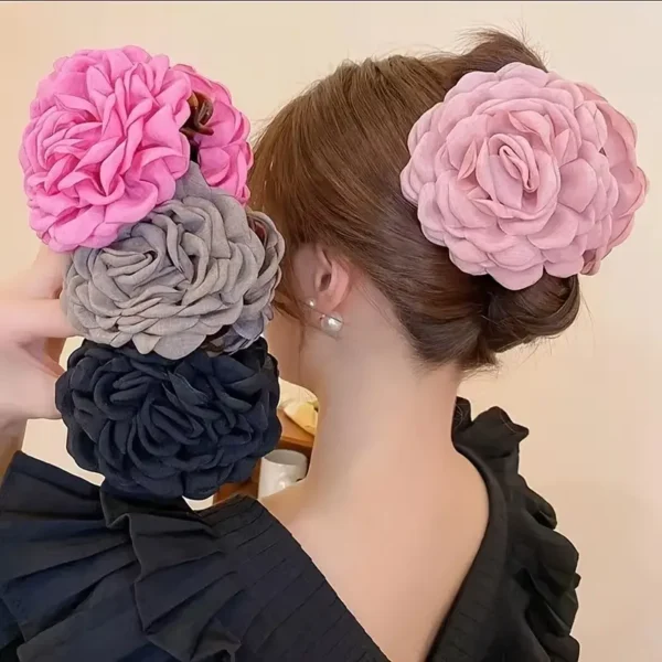 Pinces à cheveux Big Rose Pinces à cheveux Accessoires pour cheveux pour filles