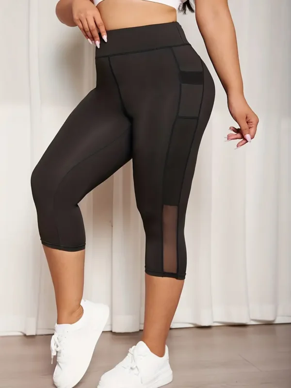 Pantalon Capri de Sport Grande Taille Pantalon Capri de Sport Grande Taille, Leggings Capri de Yoga Slim Taille Haute Solide pour Femmes avec Poches pour Téléphone 28 septembre 2024 Kotazando