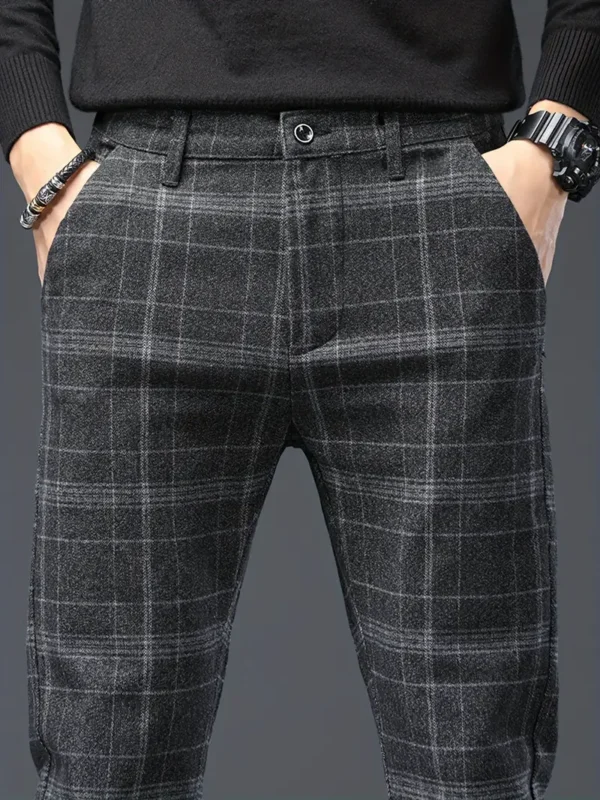 Pantalon À Carreaux Rétro Décontracté Pour Homme Pantalon À Carreaux Rétro Décontracté Pour Homme, Ajusté Et Élégant, Pour Les Activités De Loisirs D'automne Et D'hiver 16 septembre 2024 Kotazando