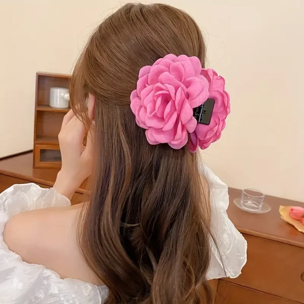 Pinces à cheveux Big Rose Pinces à cheveux Accessoires pour cheveux pour filles - Image 6