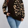 Pull ras du cou à motif léopard grande taille Pull ras du cou à motif léopard grande taille, pull élégant à manches longues pour l'automne et l'hiver, vêtements grande taille pour femmes septembre 28, 2024 Kotazando