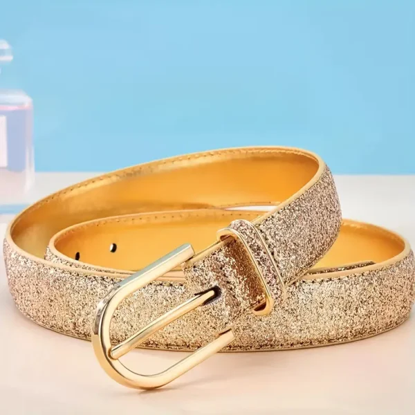 Ceinture fantaisie élégante Y2K pour femme Ceinture fantaisie élégante Y2K pour femme, Accents de paillettes, ceinture chic en cuir PU 30 septembre 2024 Kotazando