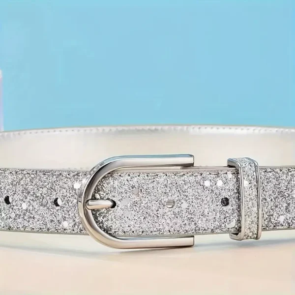 Ceinture fantaisie élégante Y2K pour femme Ceinture fantaisie élégante Y2K pour femme, Accents de paillettes, ceinture chic en cuir PU 30 septembre 2024 Kotazando