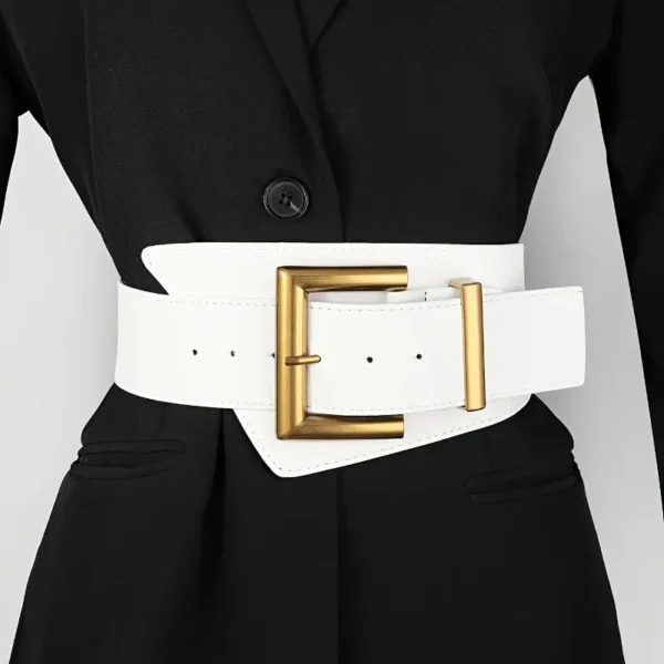 Ceinture large à boucle carrée dorée Ceinture large à boucle carrée dorée, ceinture en cuir PU de couleur unie vintage, ceinture classique pour manteau, robe, femme septembre 29, 2024 Kotazando