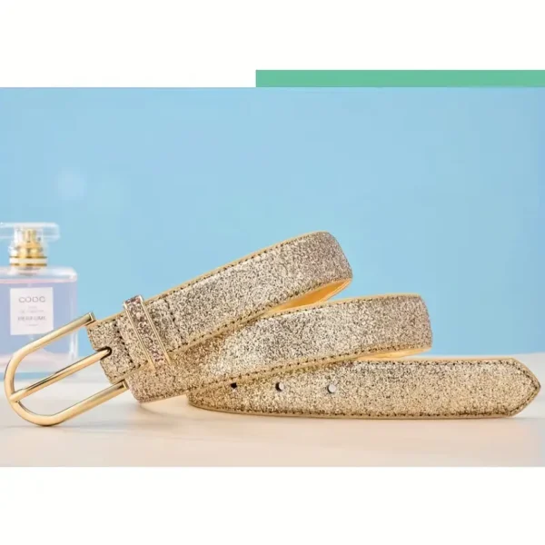 Ceinture fantaisie élégante Y2K pour femme Ceinture fantaisie élégante Y2K pour femme, Accents de paillettes, ceinture chic en cuir PU 30 septembre 2024 Kotazando