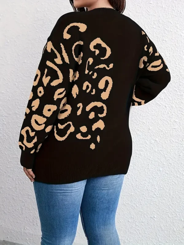 Pull ras du cou à motif léopard grande taille Pull ras du cou à motif léopard grande taille, pull élégant à manches longues pour l'automne et l'hiver, vêtements grande taille pour femmes septembre 28, 2024 Kotazando