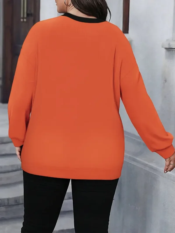 Haut à manches longues à col en V et imprimé léopard grande taille avec détails en dentelle Haut à manches longues à col en V et imprimé léopard grande taille avec détails en dentelle, T-shirt décontracté en mélange de polyester pour femme avec une légère élasticité 27 septembre 2024 Kotazando