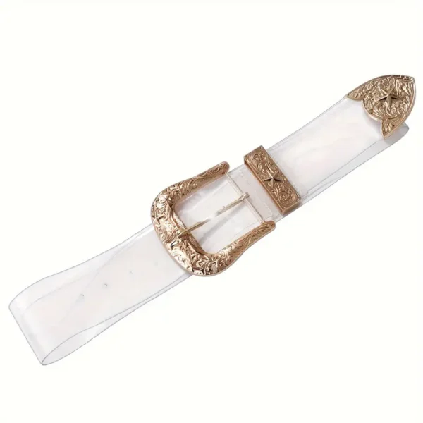 Ceinture large transparente et polyvalente pour femme Ceinture large transparente et polyvalente pour femme, ceinture décorative pour robe, marque de créateur de luxe septembre 29, 2024 Kotazando