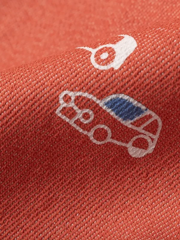 Short tissé léger et décontracté à taille élastique pour garçon avec imprimé de voiture de dessin animé, short de sport confortable et respirant pour le quotidien et les vacances – Image 7